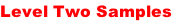 Level Two Samples